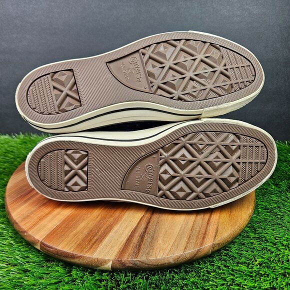 Converse Chuck Taylor All Star Hi Navy Velour Velvet Stud Sneakers 10 558993C - Picture 9 of 10